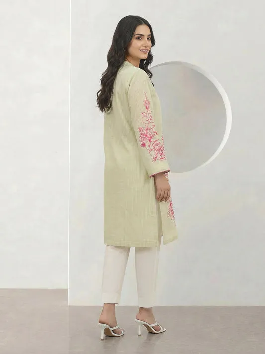 2 Piece Silk Suit-Embellished (Pret)