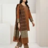 3 Piece Special Jacquard Suit- Embroidered (Pret)