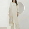 3 Piece Special Jacquard Suit- Embroidered (Pret)