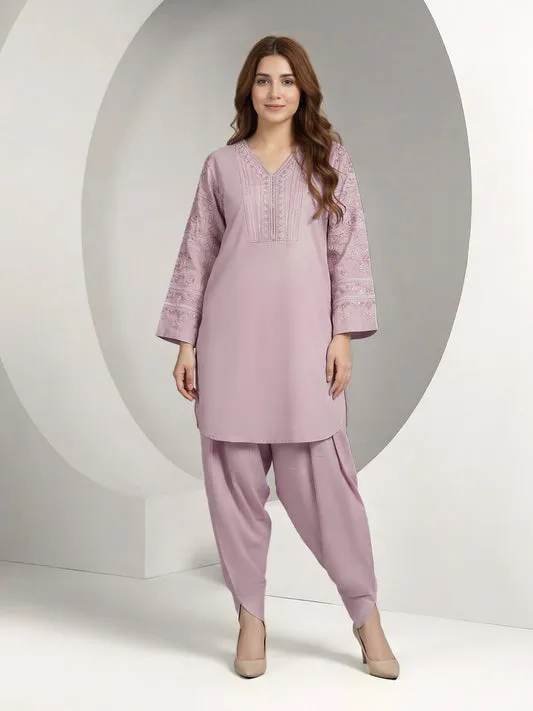 2PieceViscoseCottonSuit-Embroidered