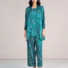 2 Piece Silk Suit-Embellished (Pret)