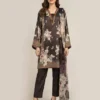 2-Piece Silk Cardigan Suit (Pret)