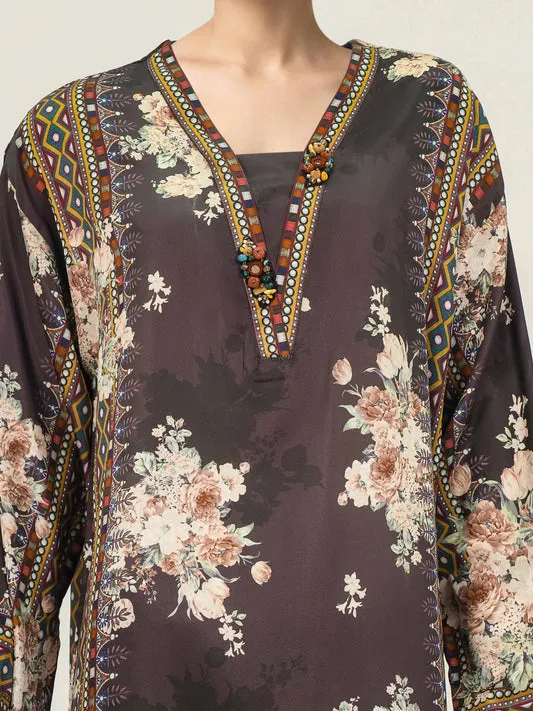 2-Piece Silk Cardigan Suit (Pret)