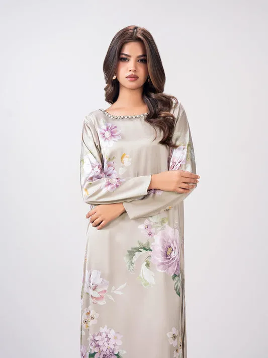 2-Piece Silk Cardigan Suit (Pret)