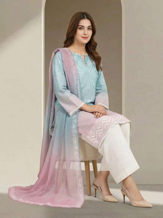 3 Piece Lawn Suit (Unstitched)