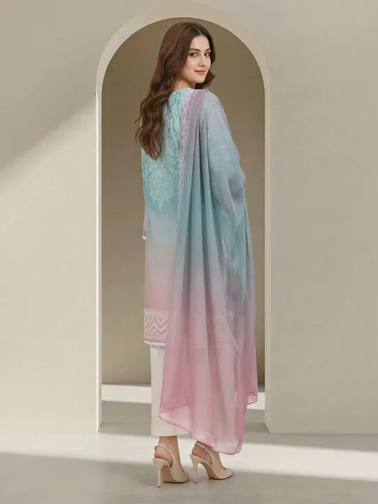 3 Piece Lawn Suit (Unstitched)