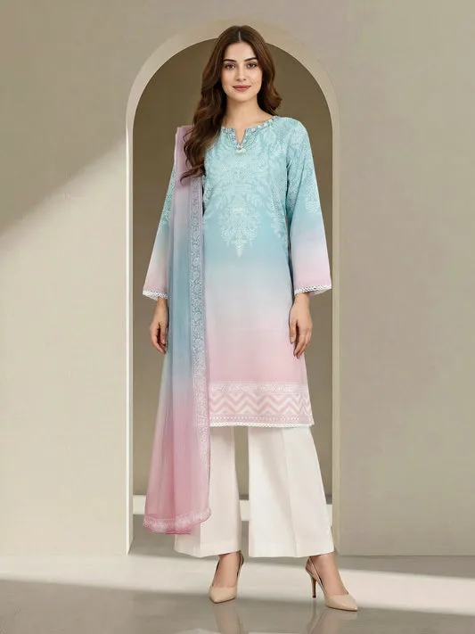 3 Piece Lawn Suit (Unstitched)