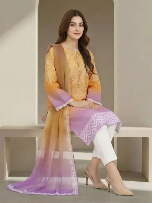 3 Piece Lawn Suit (Unstitched)