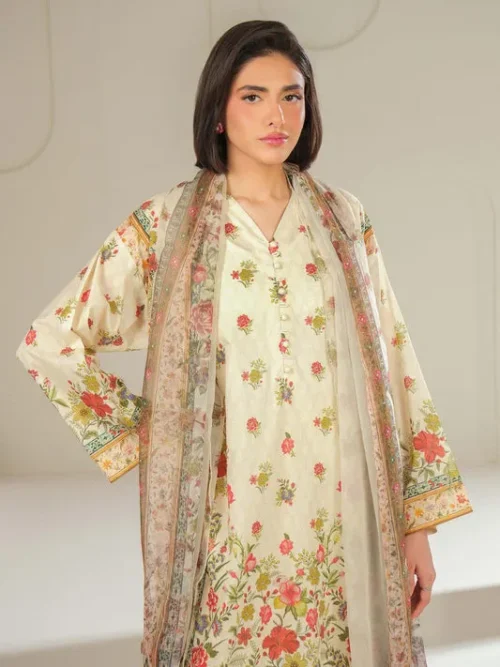 3 Piece Lawn Suit (Unstitched)