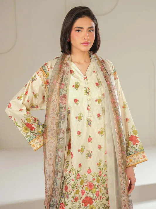 3 Piece Lawn Suit (Unstitched)