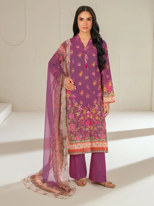 3 Piece Lawn Suit (Unstitched)