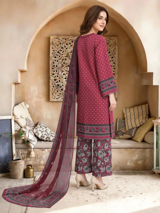 3 Piece Lawn Suit (Unstitched)