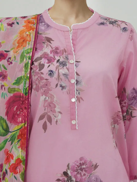 3 Piece Lawn Suit (Unstitched)