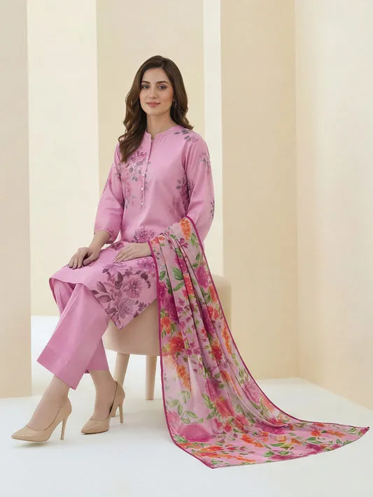 3 Piece Lawn Suit (Unstitched)