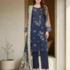 3 Piece Special Jacquard Suit-Embroidered (Unstitched)
