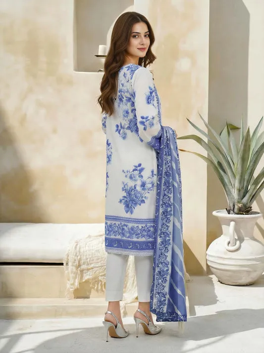 3 Piece Special Jacquard Suit-Embroidered (Unstitched)