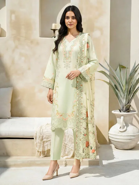 3 Piece Special Jacquard Suit-Embroidered (Unstitched)