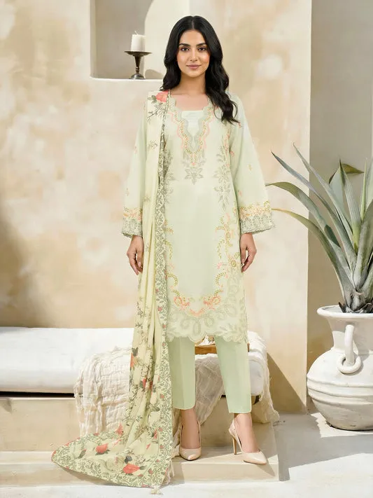 3 Piece Special Jacquard Suit-Embroidered (Unstitched)