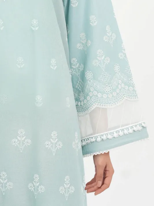 3 Piece Special Jacquard Suit-Embroidered (Unstitched)