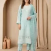 3 Piece Special Jacquard Suit-Embroidered (Unstitched)