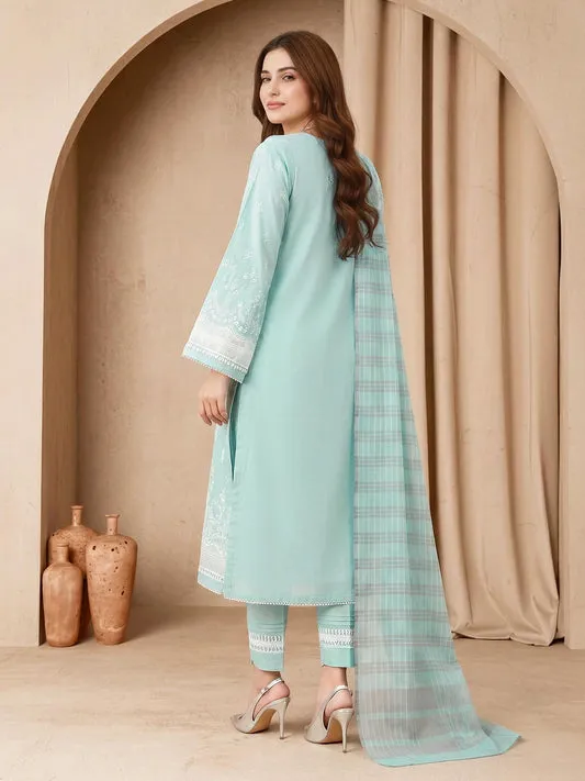 3 Piece Special Jacquard Suit-Embroidered (Unstitched)