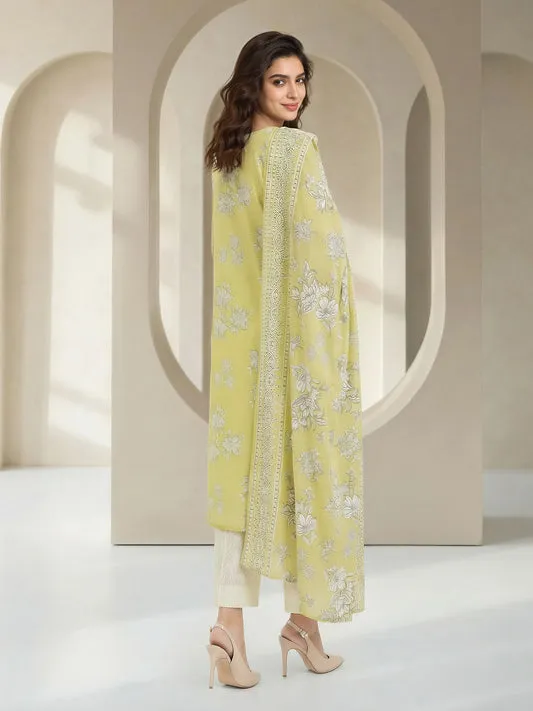 3 Piece Special Jacquard Suit-Embroidered (Unstitched)