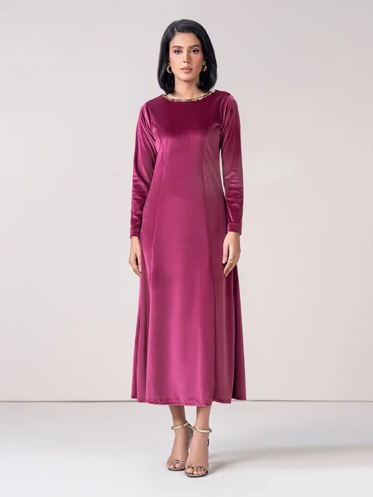 Velour Dress (Pret)