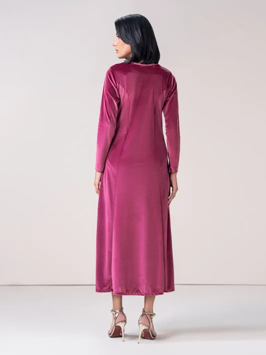 Velour Dress (Pret)