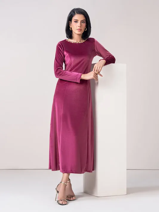 Velour Dress (Pret)