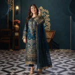 Detailed Hand-Embroidered Fabric and Designs - Zivora