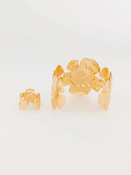 Floral Cutout Bracelet