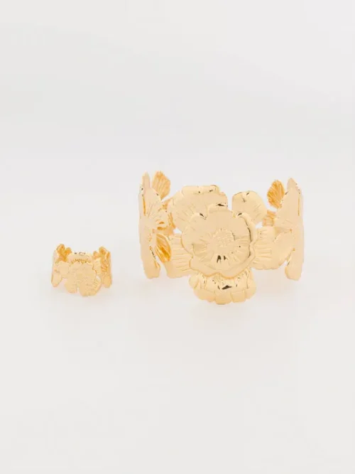 Floral Cutout Bracelet